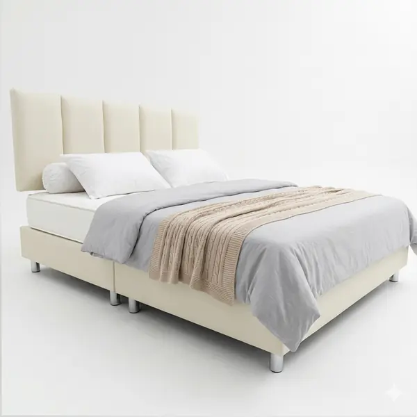 Leather Upholstered Bed A001