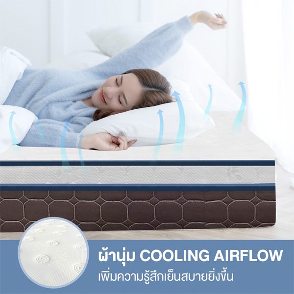 ที่นอนCooling Memory Foam รุ่น Earth Zone