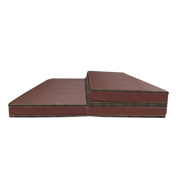 ที่นอนยางพารา 3 พับ หุ้มหนัง PVC