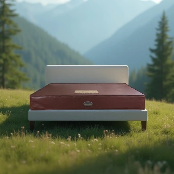 ที่นอนยางพาราแท้ 100% Latex หุ้มด้วยหนัง PVC ป้องกันคราบสกปรก รุ่น ATLAN