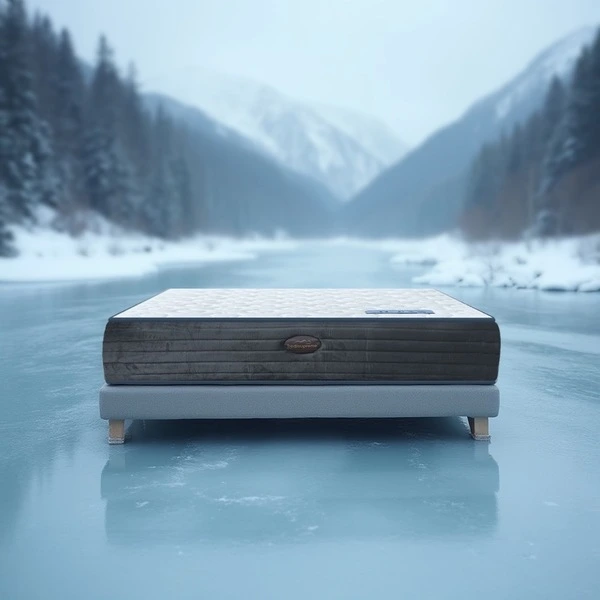 ที่นอนยางพาราแท้ นวัตกรรมเพิ่มความเย็น X3 พร้อมแสตนเลสสปริง รุ่น ICESS