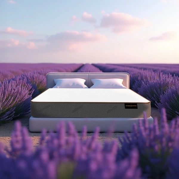 ที่นอน HI-DENSITY ORGANIC OPEN CELL BASE ที่เหนือกว่า ที่นอนยางพารา มีสารสกัดจากลาเวนเดอร์ รุ่น LAVENCY